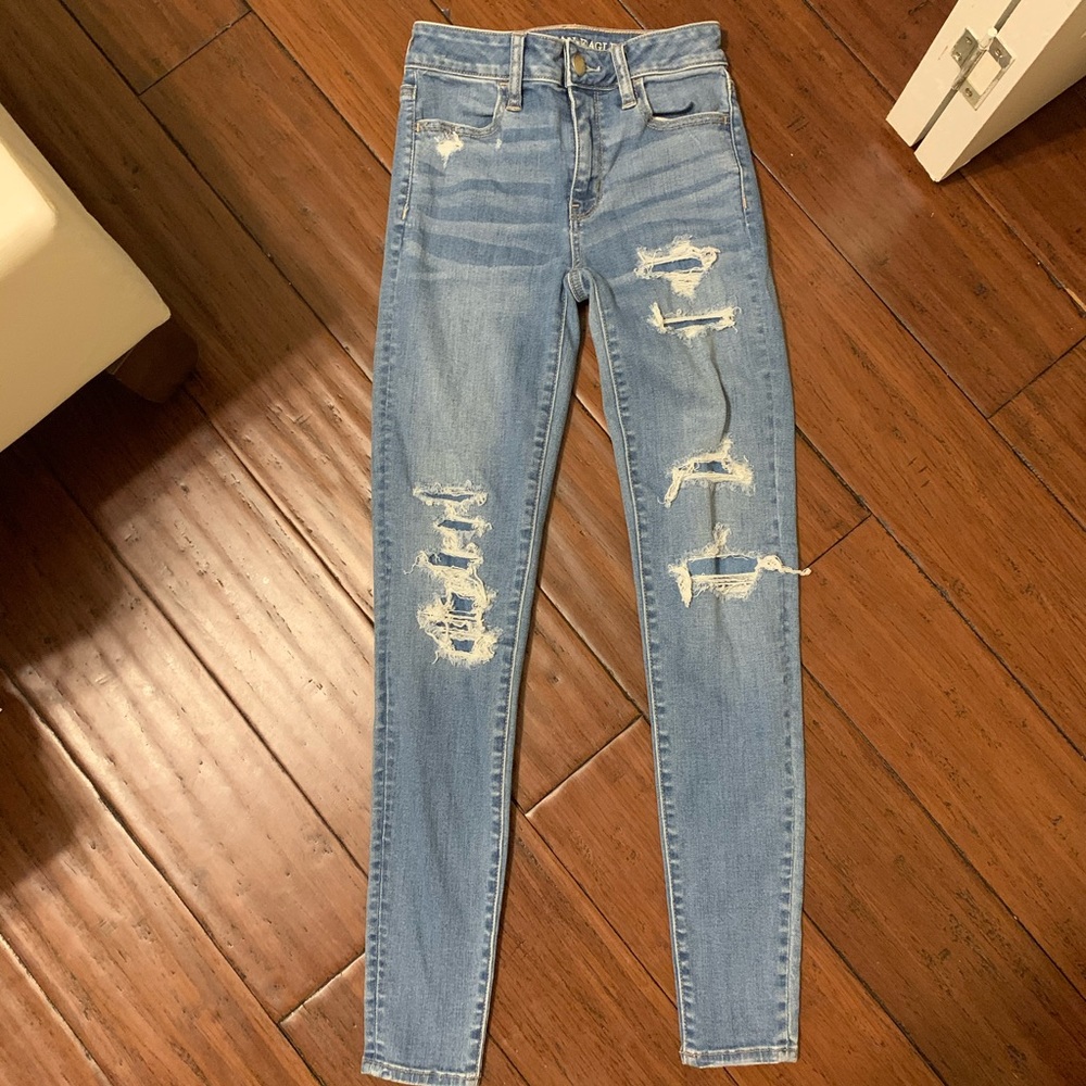 High-rise jeggings